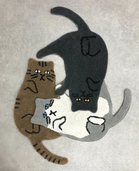 cat アクセントマット【全3柄】