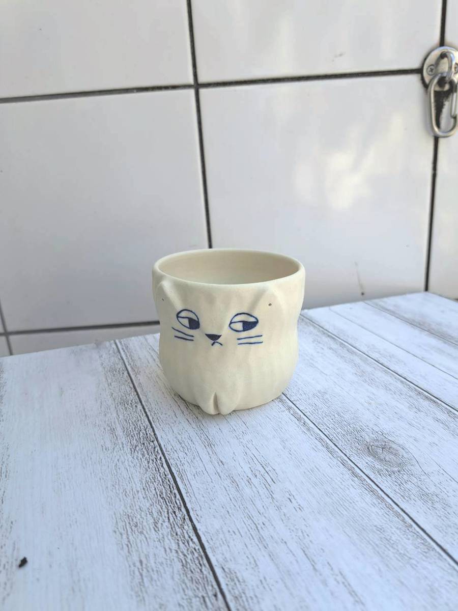 AKANE's Pottery ねこのカップ
