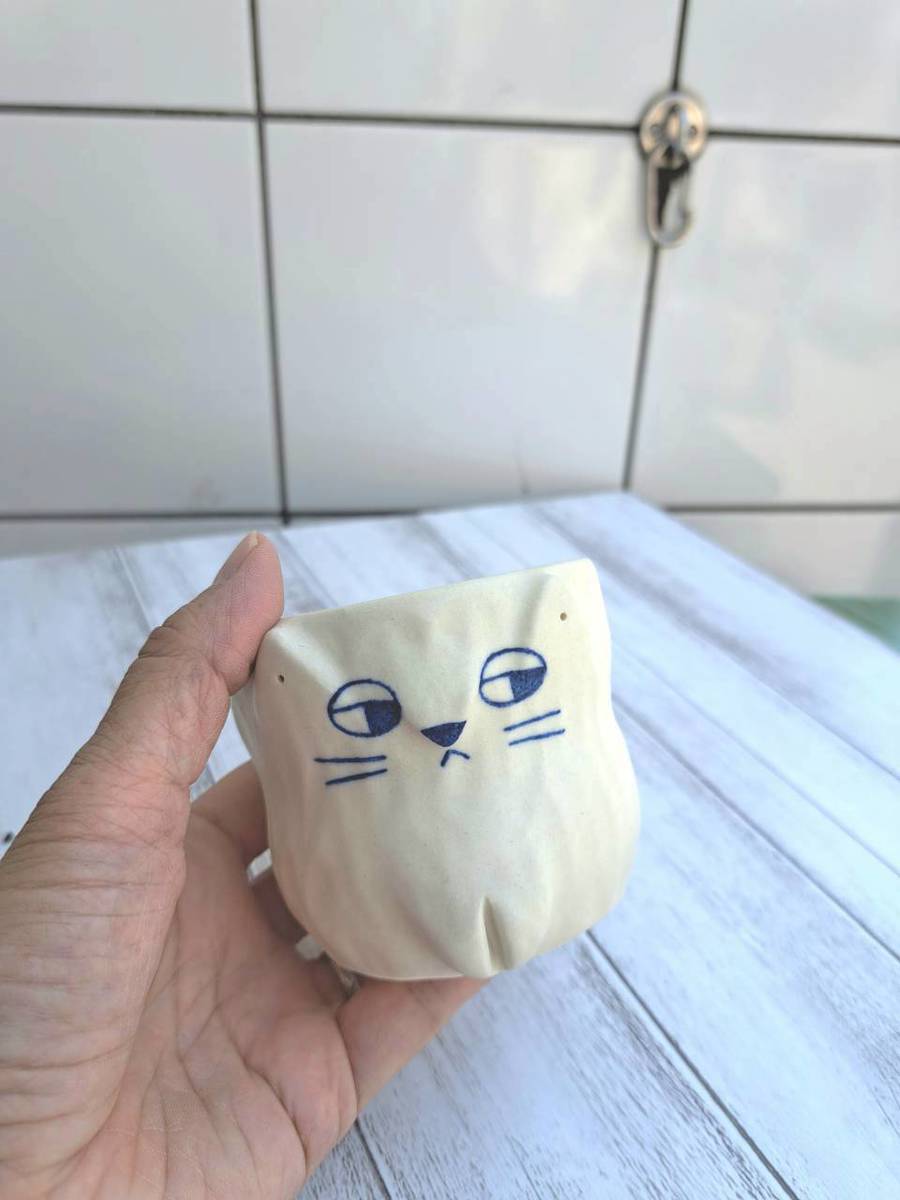 AKANE's Pottery ねこのカップ