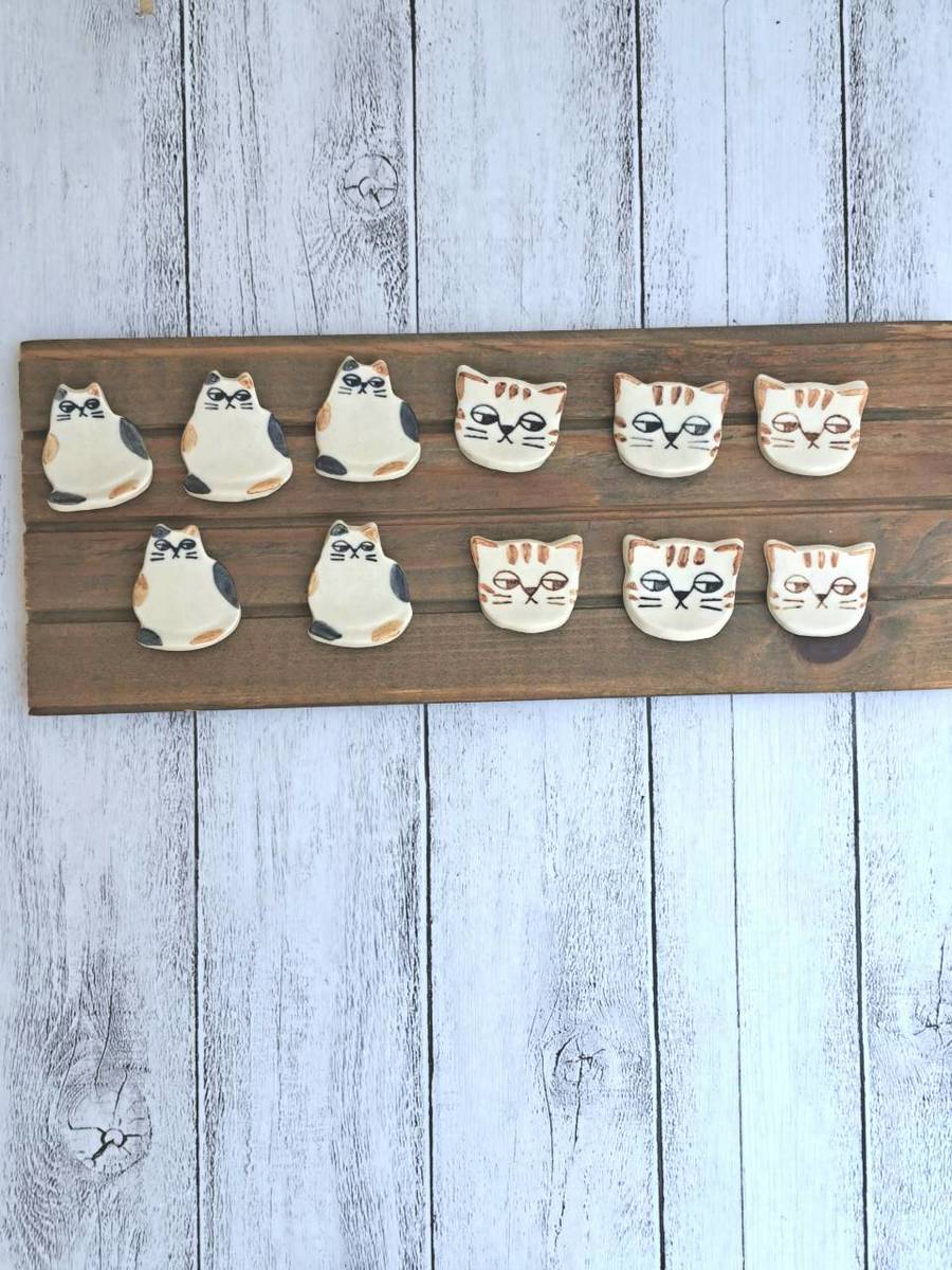 AKANE's Pottery ねこの箸置き