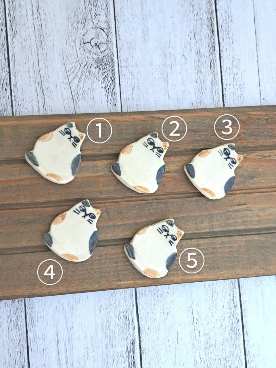AKANE's Pottery ねこの箸置き