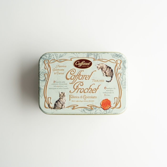★caffarel カファレル★ ねこのスクエア缶