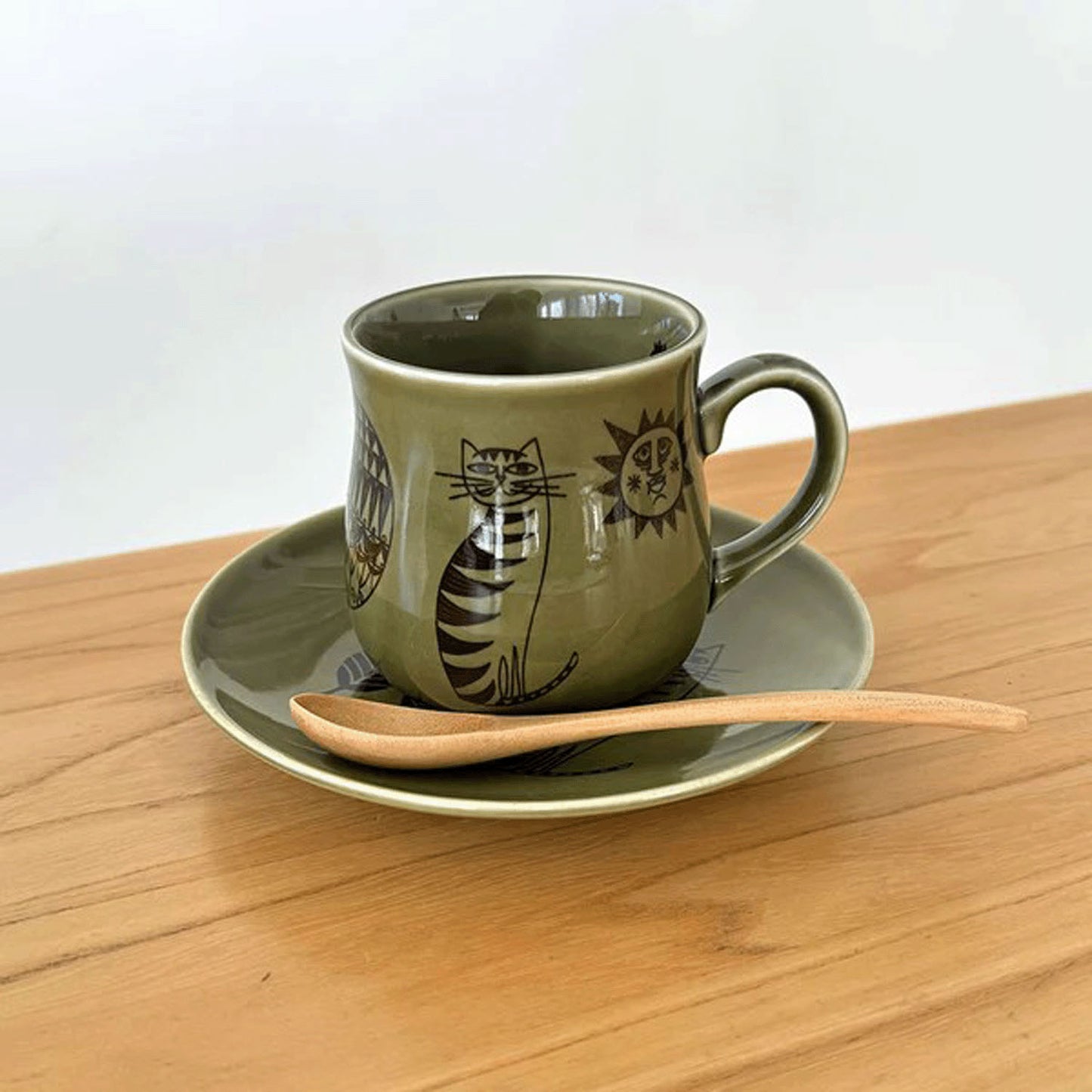 オールドカッパーマグカップ CAT