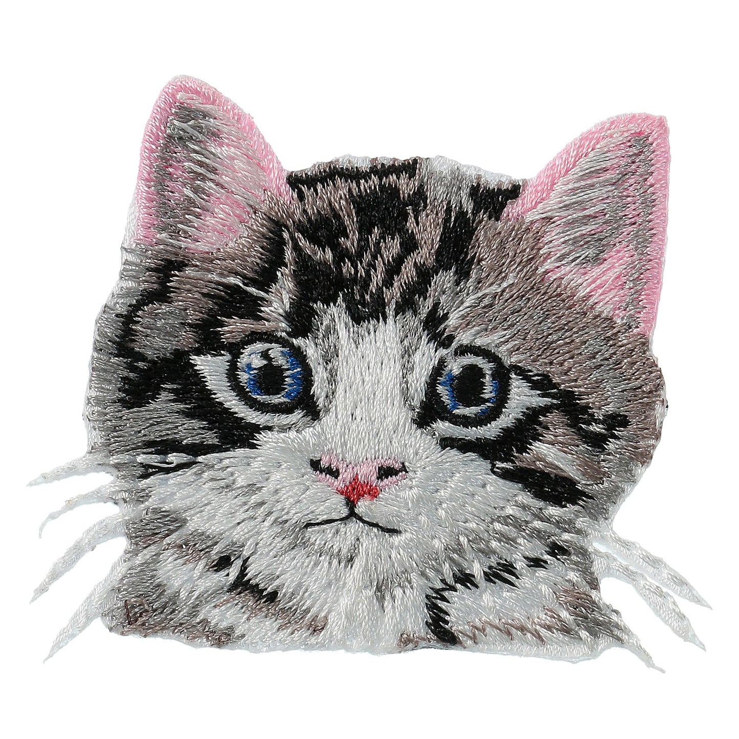 刺繍ねこマグネットブローチ