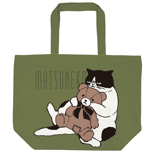 横型トートバッグ マツネコお気に入り