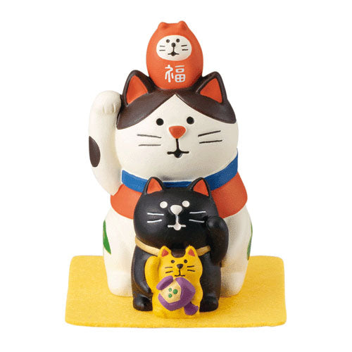 concombre 福重ね招き猫
