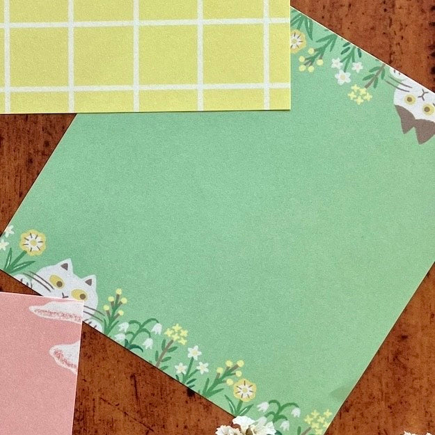 【れんこん社】 memo paper(おひるね・よふかし・おやつ・かくれんぼ) (国分寺店)