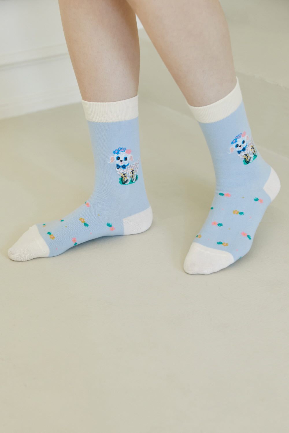 ナタリーレテ ソックス blue the sheep