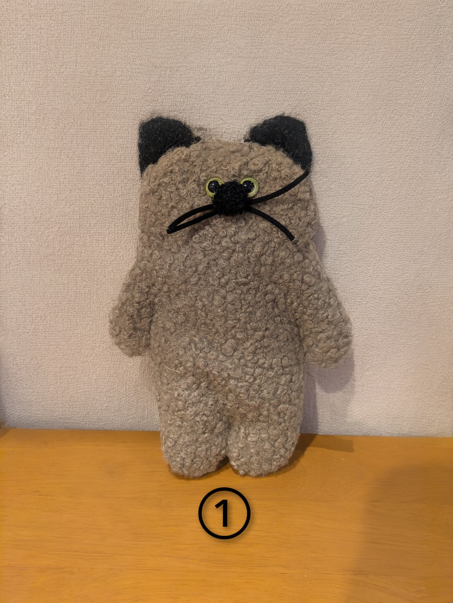 はくたちひろ もじゃ猫ポーチ