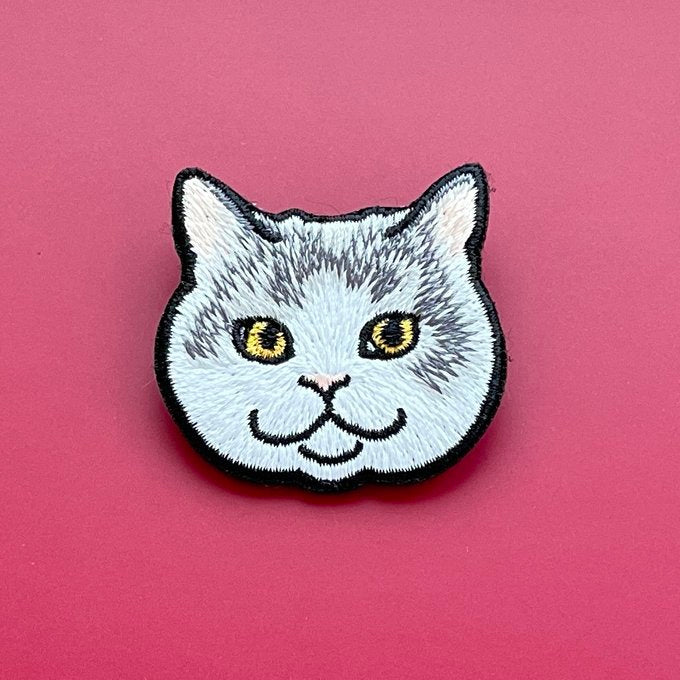 ★Kitty by maltamarie 刺繍ブローチ【全10種】