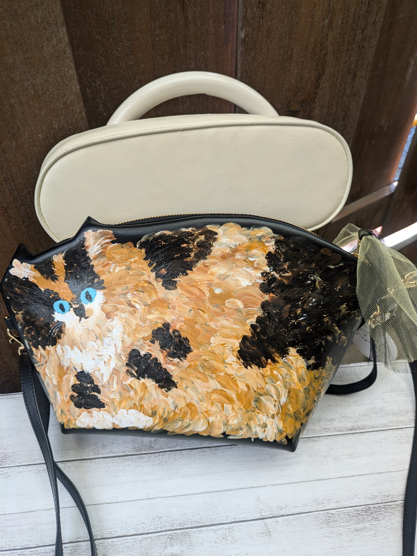 Pinpignon 猫バッグ柄2way 鎌倉店