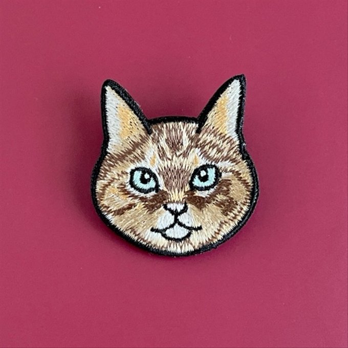 ★Kitty by maltamarie 刺繍ブローチ【全10種】