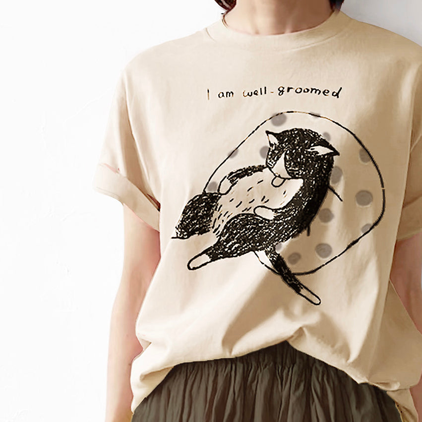 chocotte グルーミングねこ Tシャツ 国分寺店