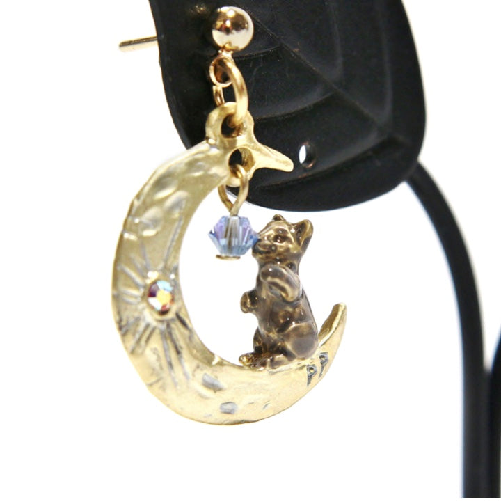 4Fーフィーアエフー キャットムーン ピアス