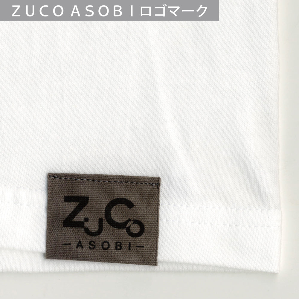 鎌倉ねこサロン×ZUCO ASOBI 大仏ネコおっさんのTシャツ(ホワイト)