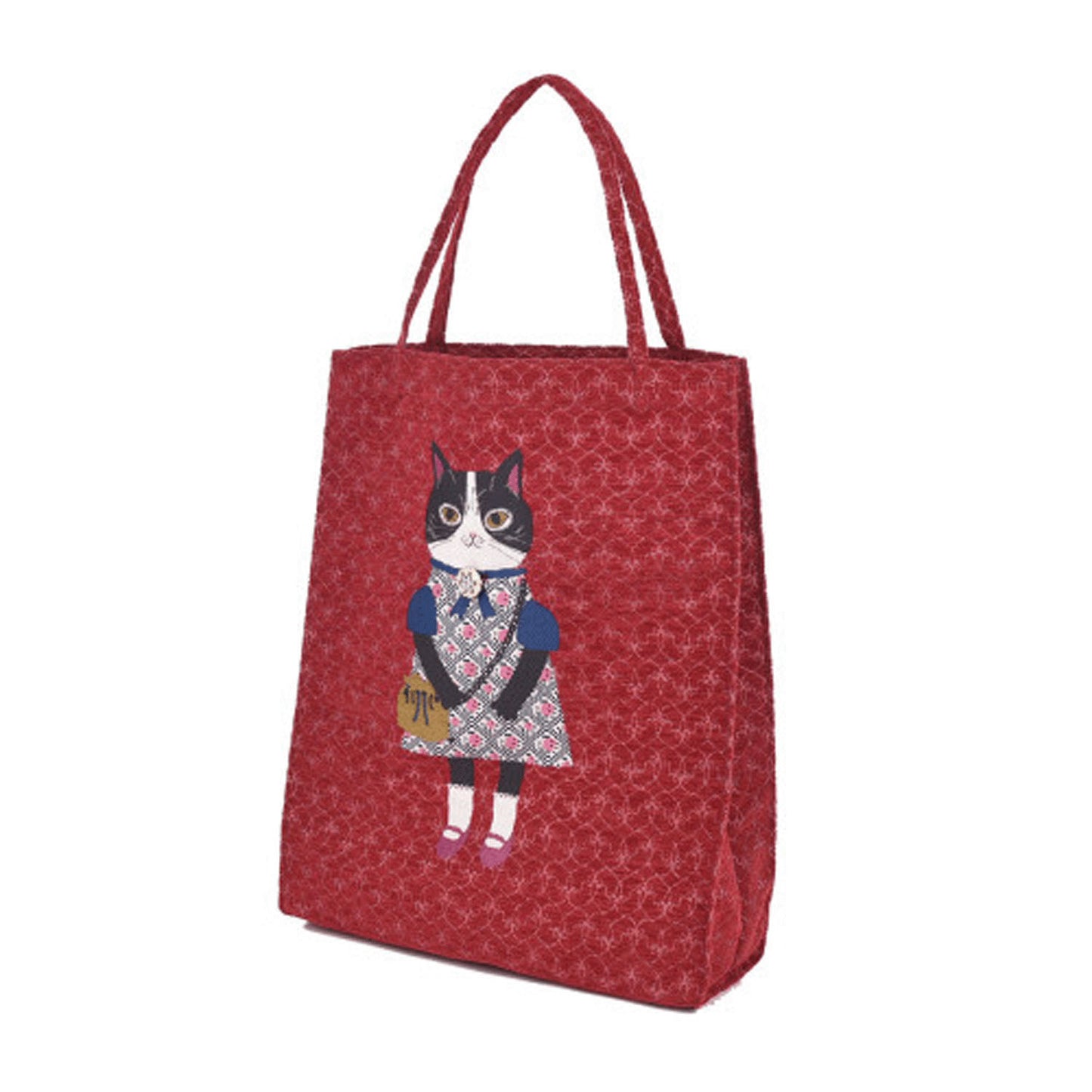 パーラーすずらん堂 シェニールジャガード スクエアトート