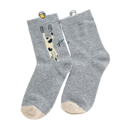 Kusetsuyo  くせ強 2P ソックス ネコの巻