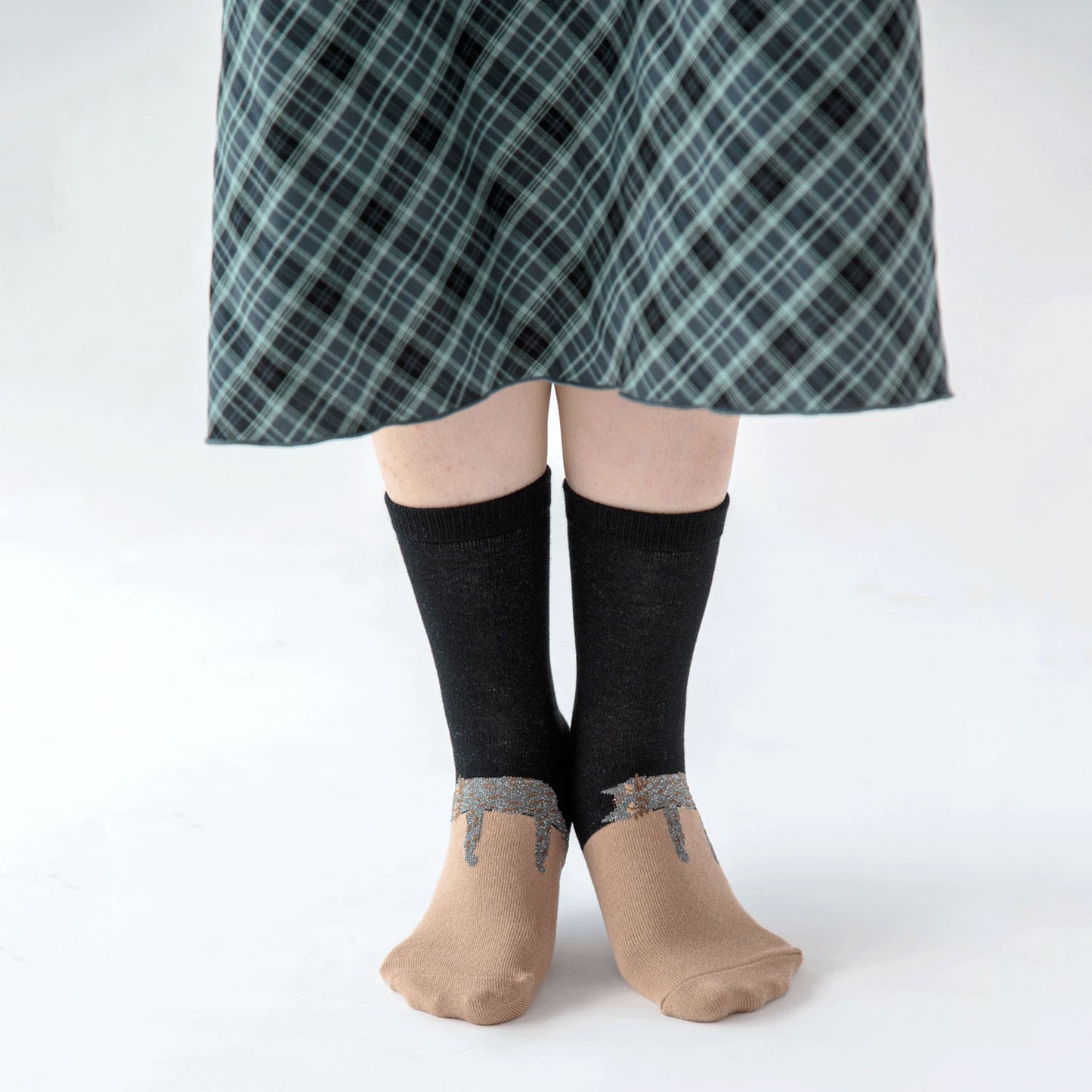 Kusetsuyo  くせ強 2P ソックス ネコの巻