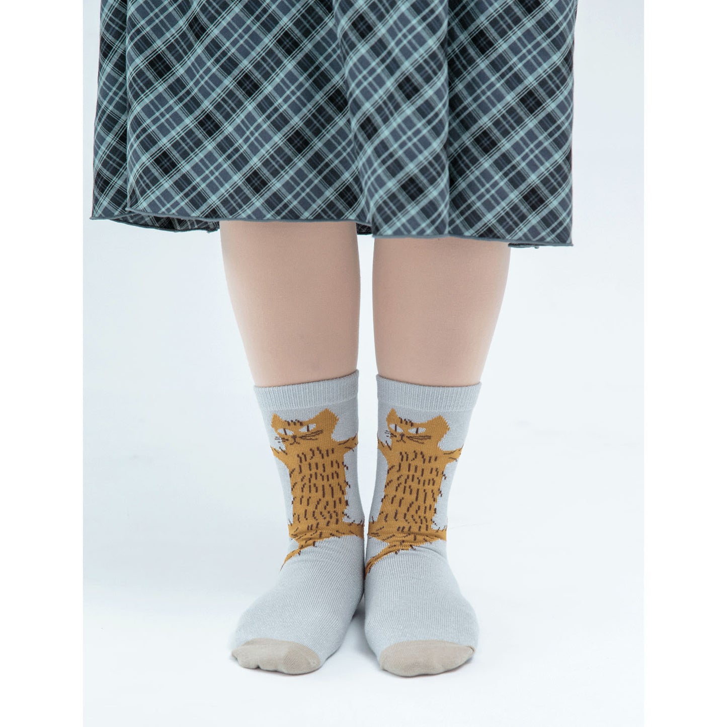 Kusetsuyo  くせ強 2P ソックス ネコの巻