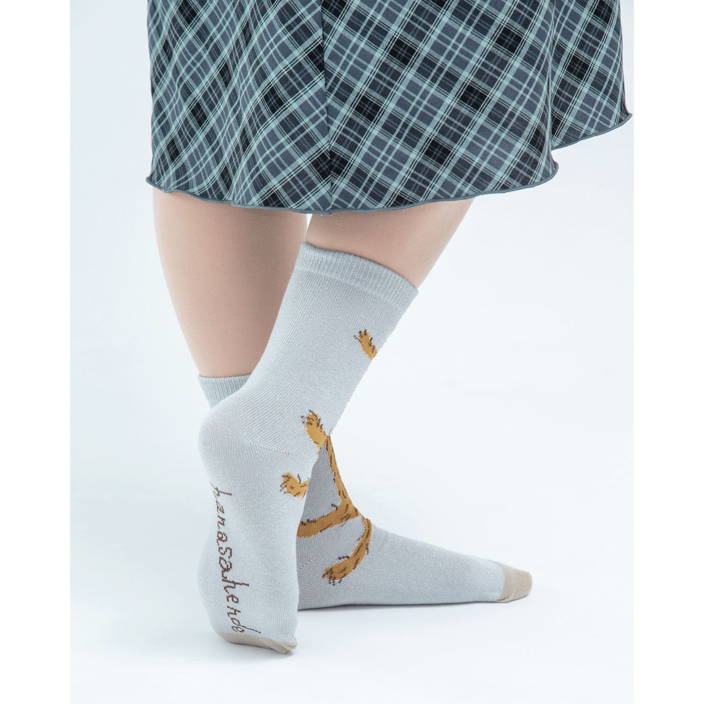 Kusetsuyo  くせ強 2P ソックス ネコの巻