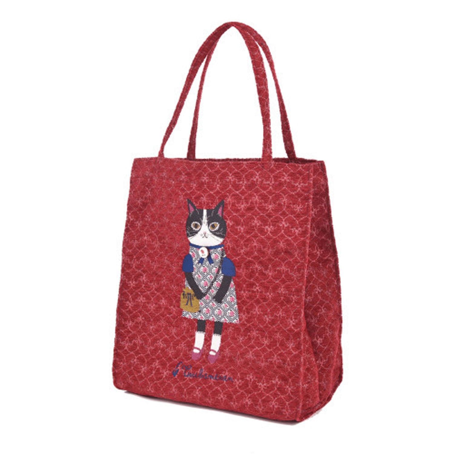 パーラーすずらん堂 シェニールジャガード ミニバッグ – 鎌倉ねこ