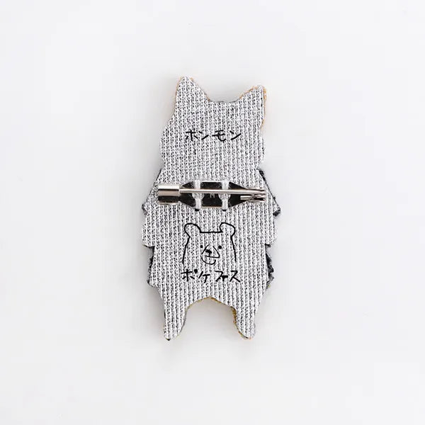 ポケファス 刺繍ブローチ