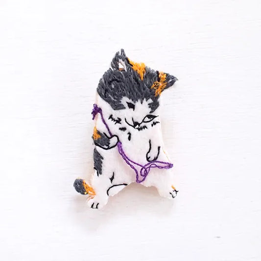 ポケファス 刺繍ブローチ