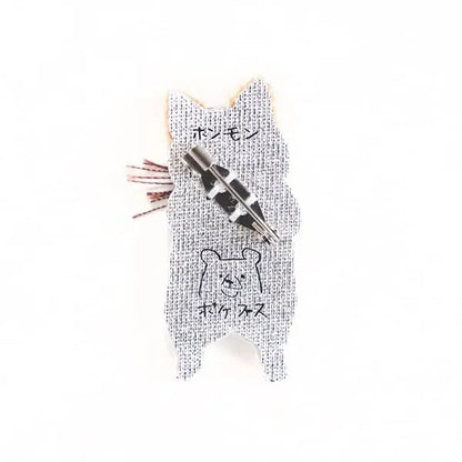 ポケファス 刺繍ブローチ