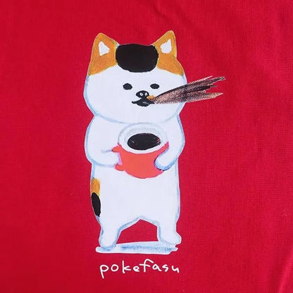 ポケファス  フラットトートバッグ