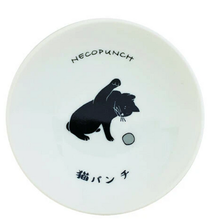 猫との生活日常豆皿