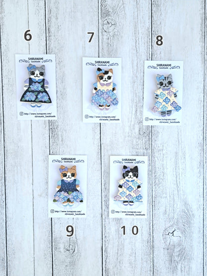 【shiranamiさん作品お一人様2個まで! 】★shiranami_handmadeお洋服ブローチ