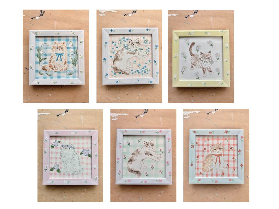利光春華   額縁作品   小   ※一点もの