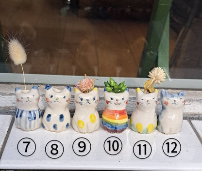 佐々木ヨーコ 猫花瓶 3,300