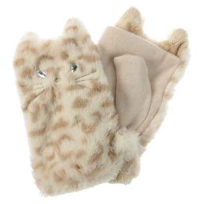猫ファー指ぬきグローブ【全7色】