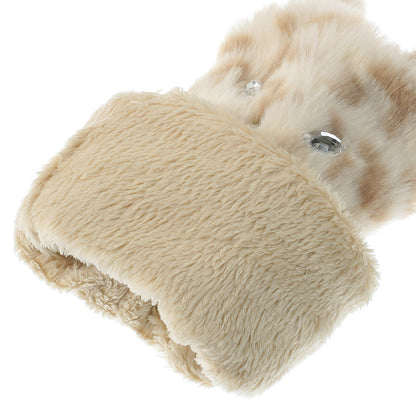 猫ファー指ぬきグローブ【全7色】