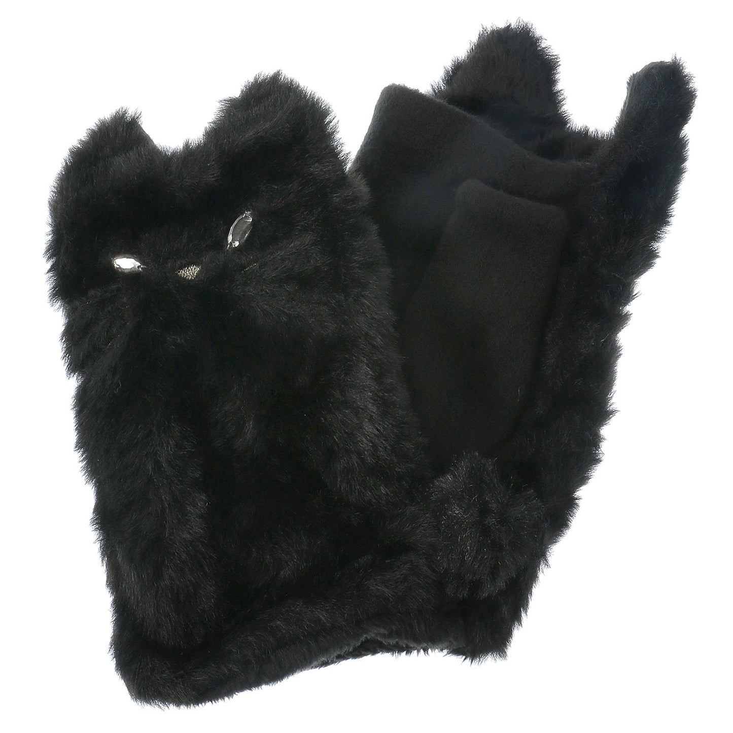 猫ファー指ぬきグローブ【全7色】