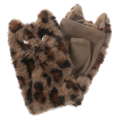 猫ファー指ぬきグローブ【全7色】