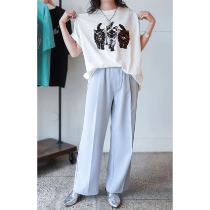 CORISCO Animal Village ネコフロッキーTシャツ