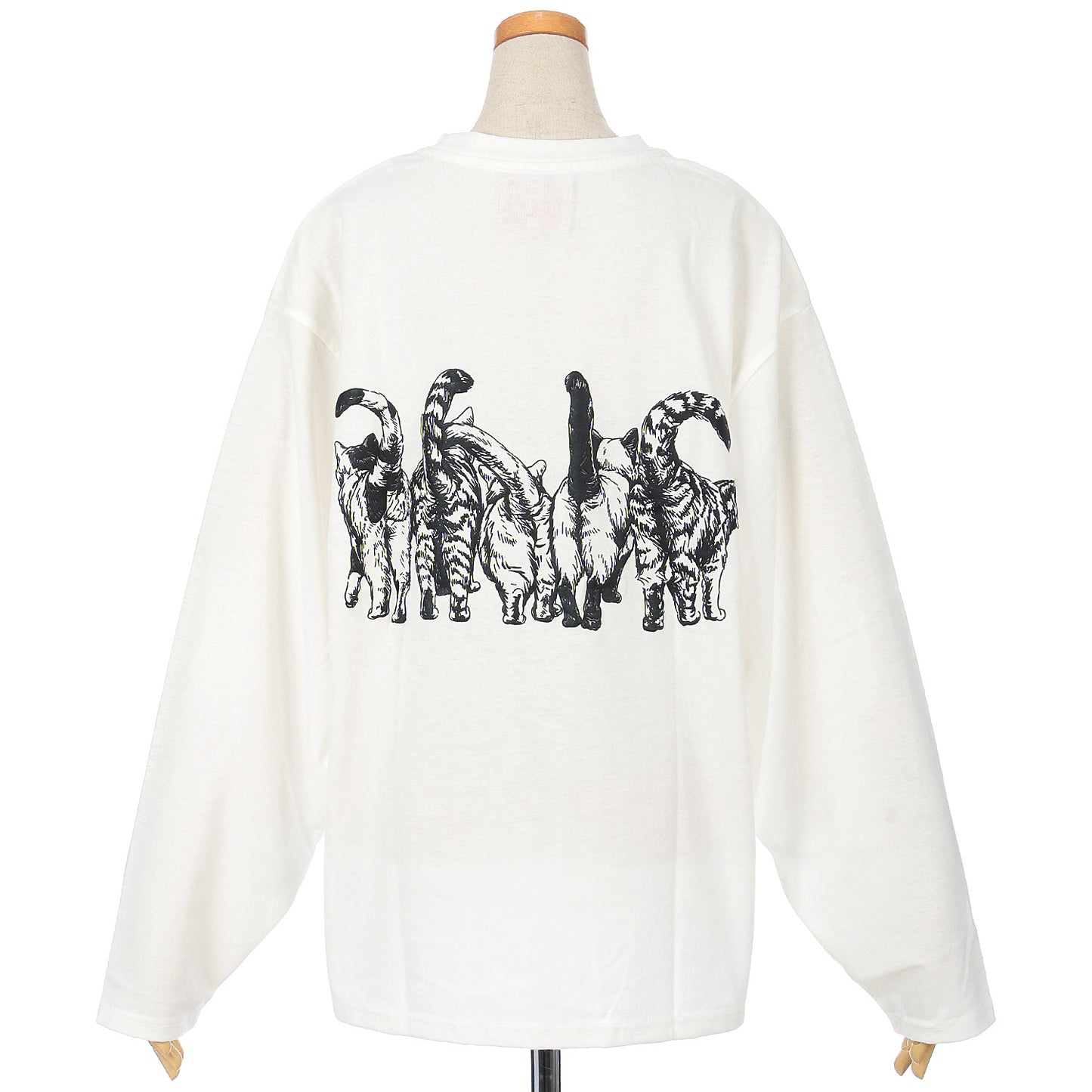 CORISCO Animal Village ネコ発泡プリントロンT