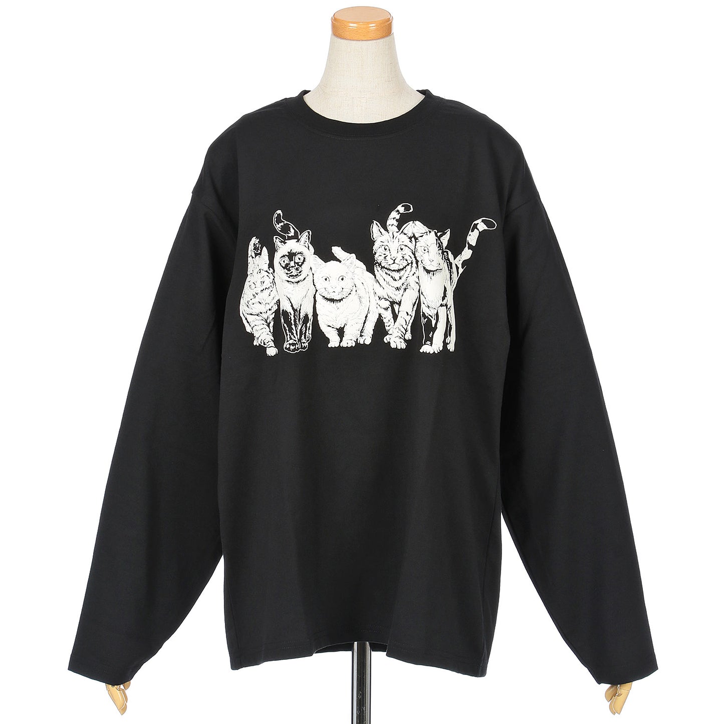 CORISCO Animal Village ネコ発泡プリントロンT