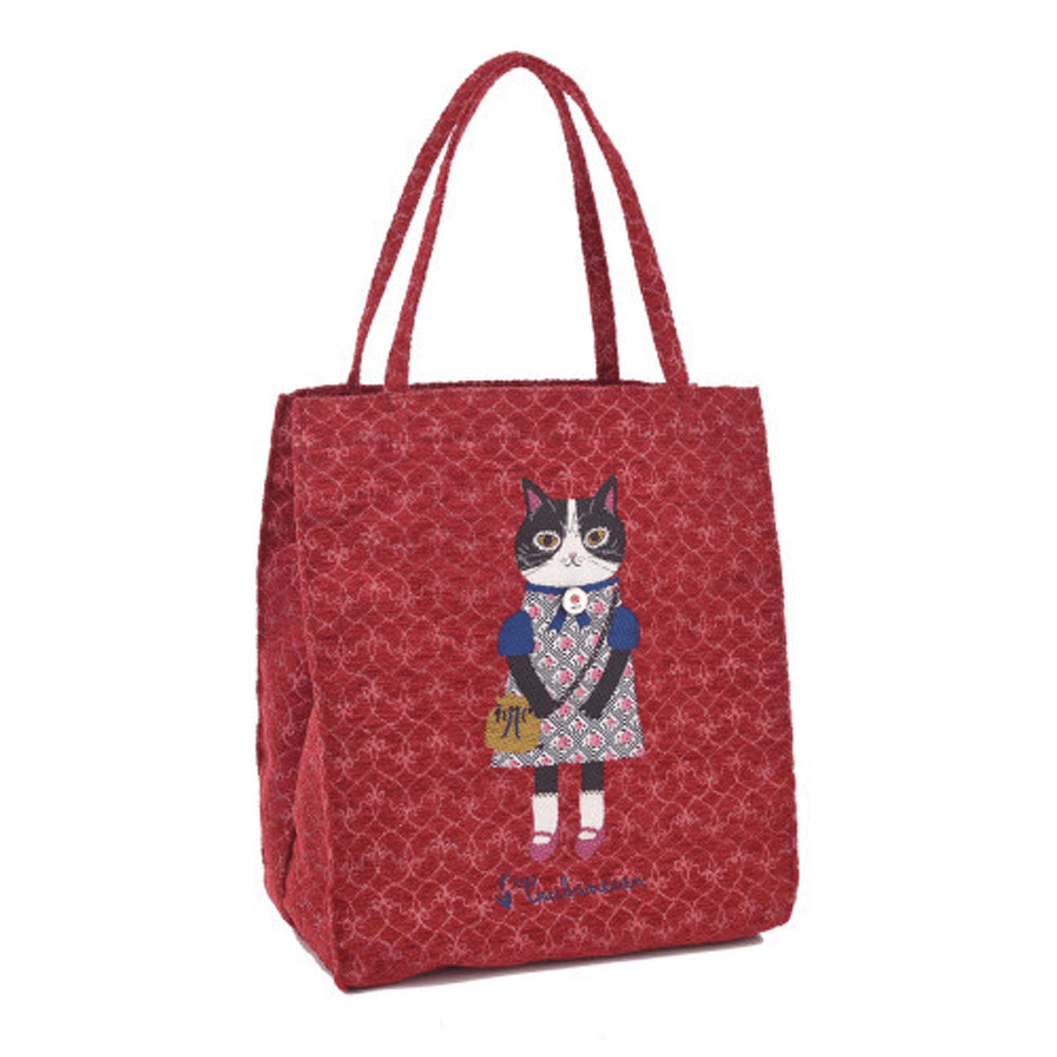 パーラーすずらん堂 シェニールジャガード ミニバッグ – 鎌倉ねこ