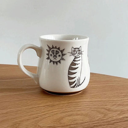 オールドカッパーマグカップ CAT