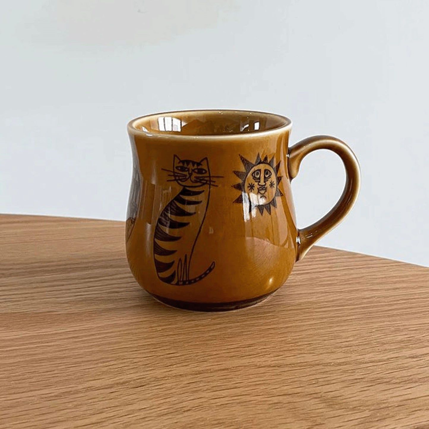 オールドカッパーマグカップ CAT