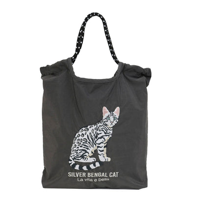 アニマル刺繍トートバッグバッグ【全3色】