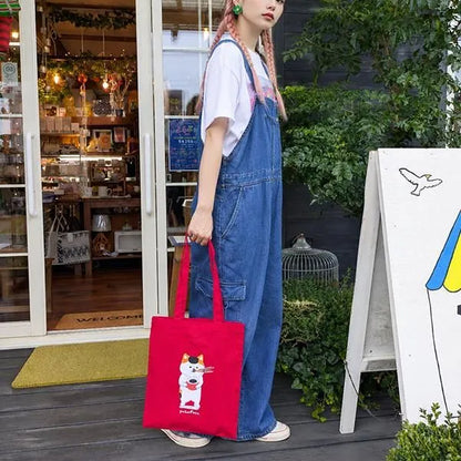ポケファス  フラットトートバッグ