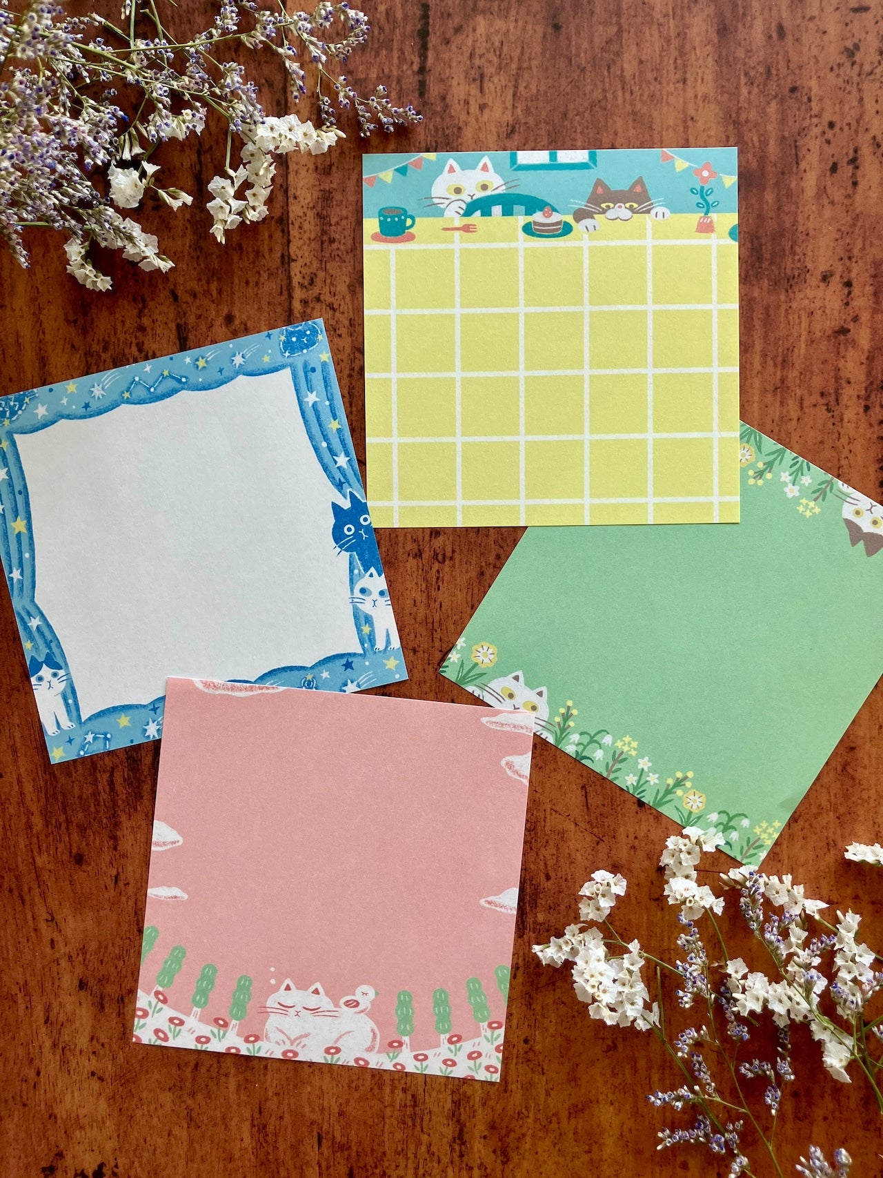 【れんこん社】  memo paper（おひるね・よふかし・おやつ・かくれんぼ）  (国分寺店)