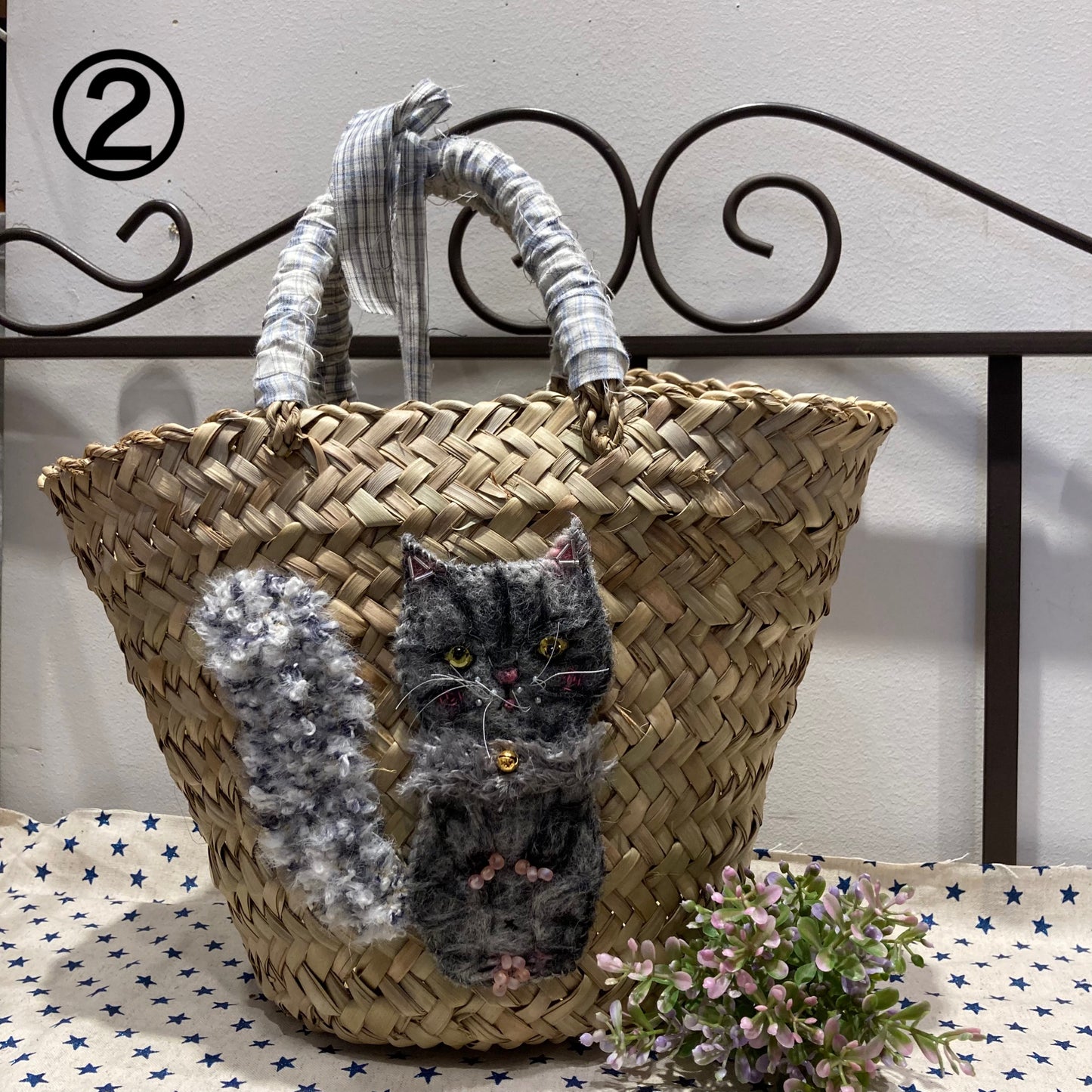 ★petitmapleleaf お・も・て・にゃー・し  マルシェBag(小)