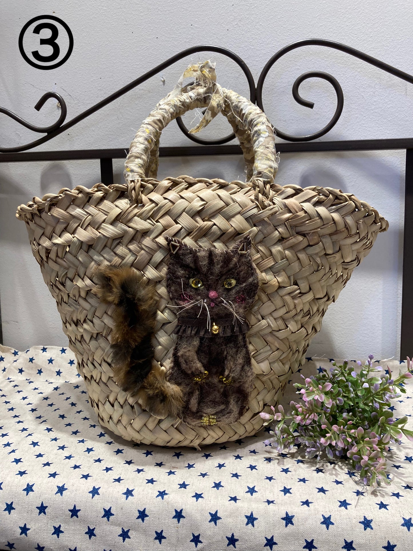 ★petitmapleleaf お・も・て・にゃー・し  マルシェBag(小)