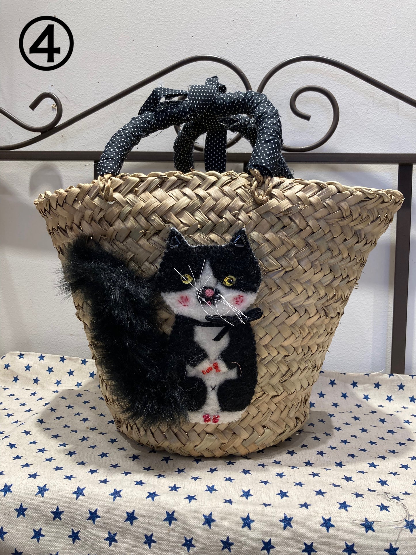 ★petitmapleleaf お・も・て・にゃー・し  マルシェBag(小)