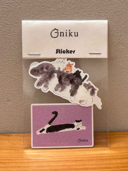 ★oniku ★ ラメステッカーE 2枚セット